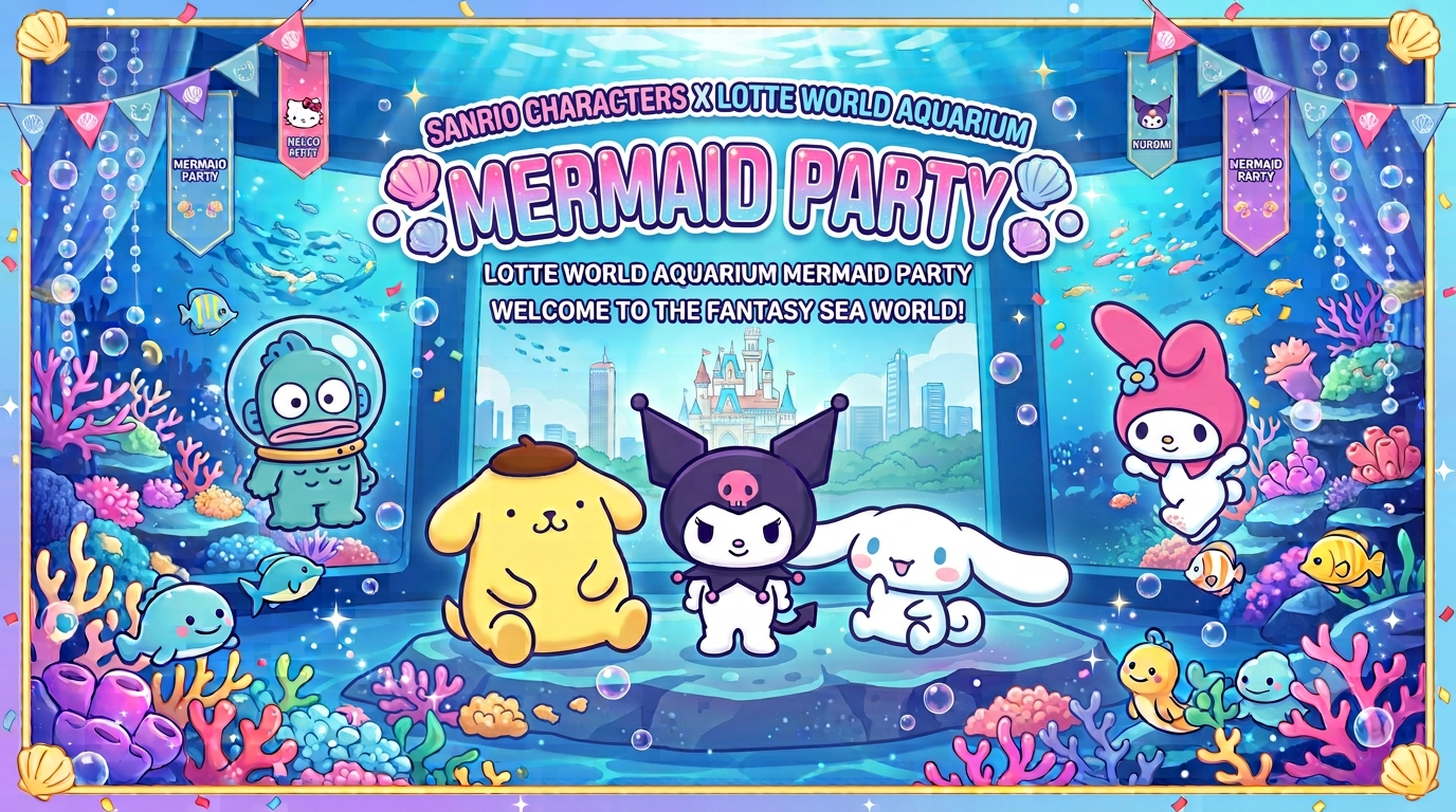 Sanrio Characters X Lotte World Aquarium – Mermaid Party