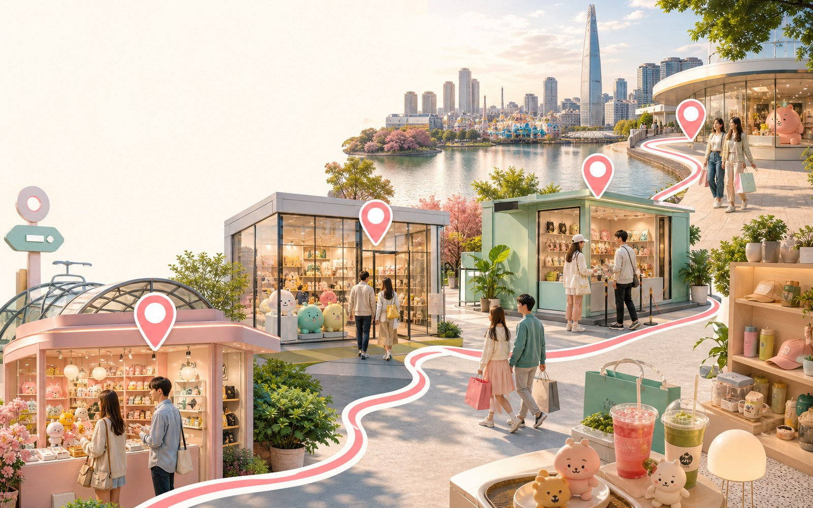 Jamsil Lotte World Fandom & Food Pop-Up Course