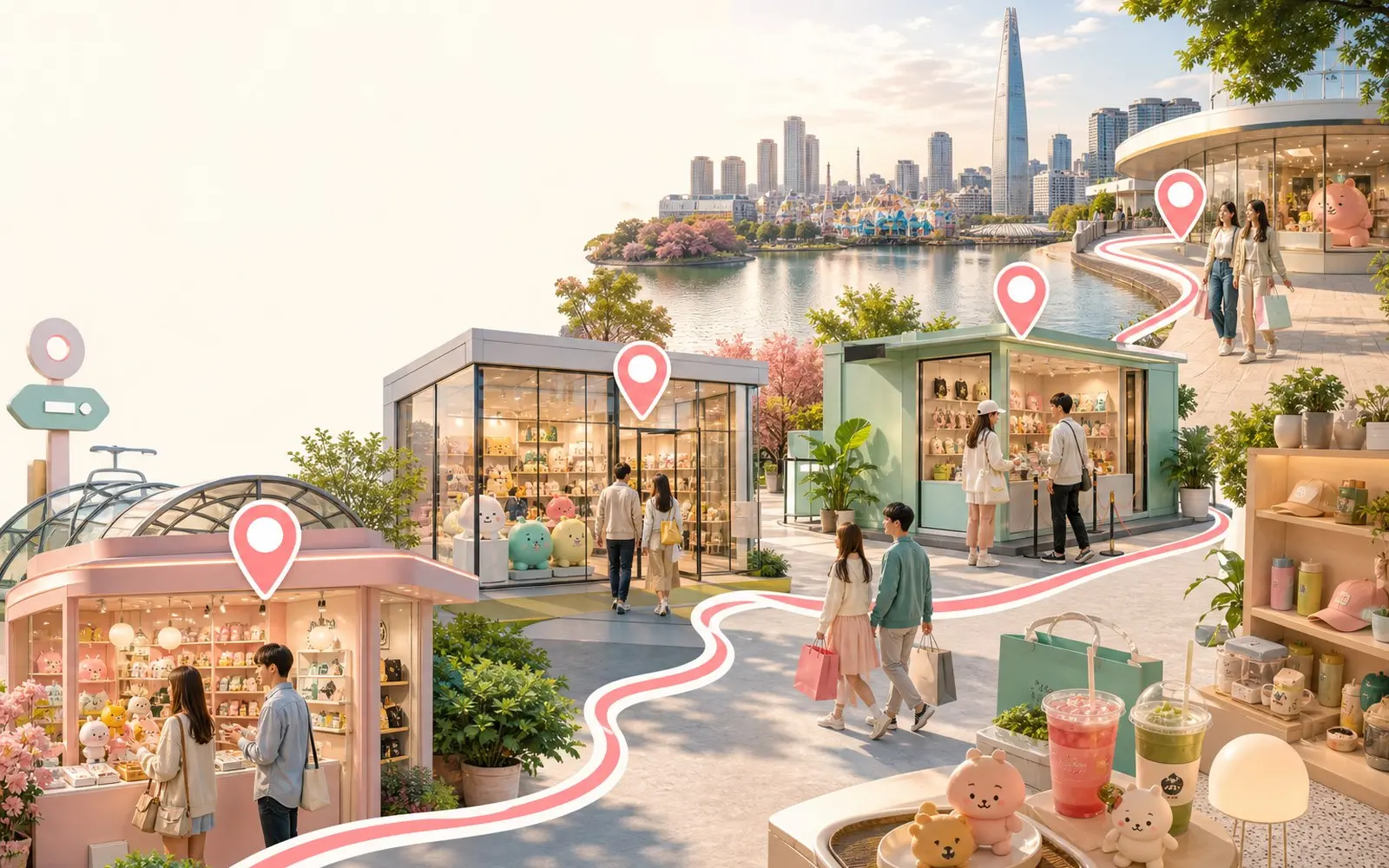 Jamsil Lotte World Fandom & Food Pop-Up Course
