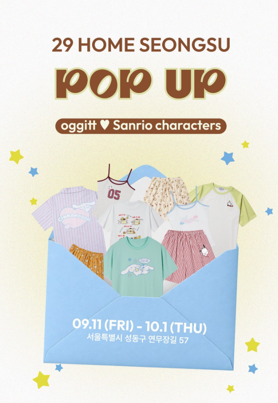 Oggitt x Sanrio Characters Collaboration Pop-up