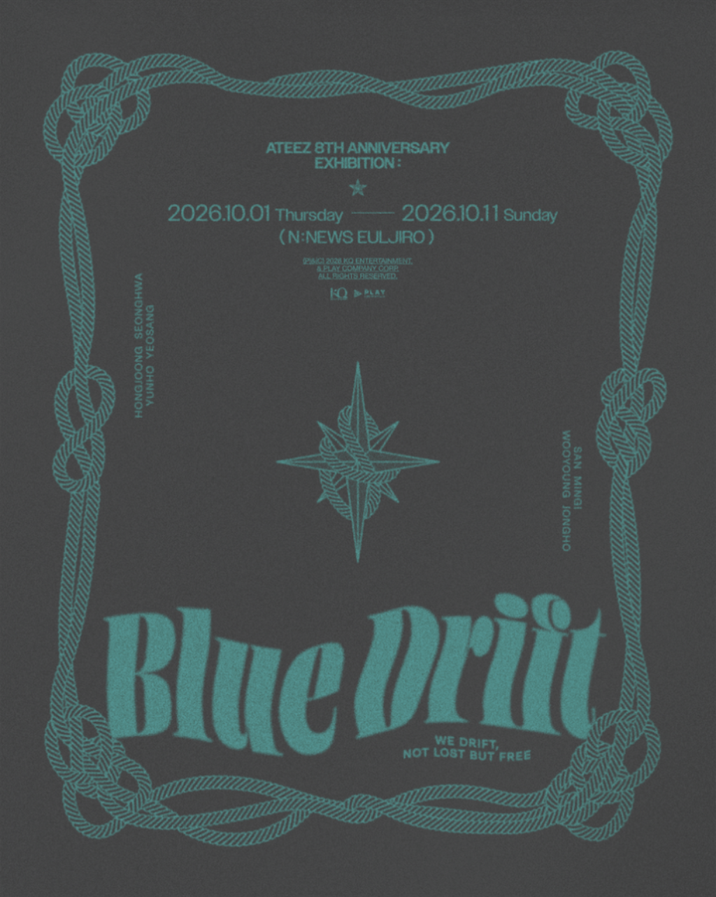 ATEEZ 8th Anniversary Exhibition: BLUE DRIFT