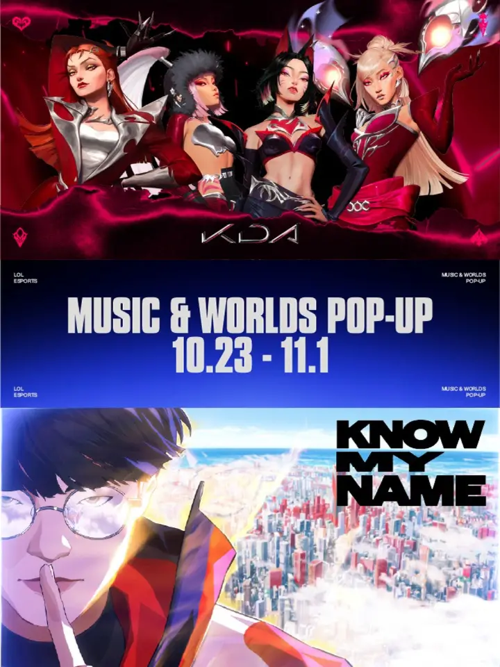 Riot Games Music & Worlds 26 Popup Store