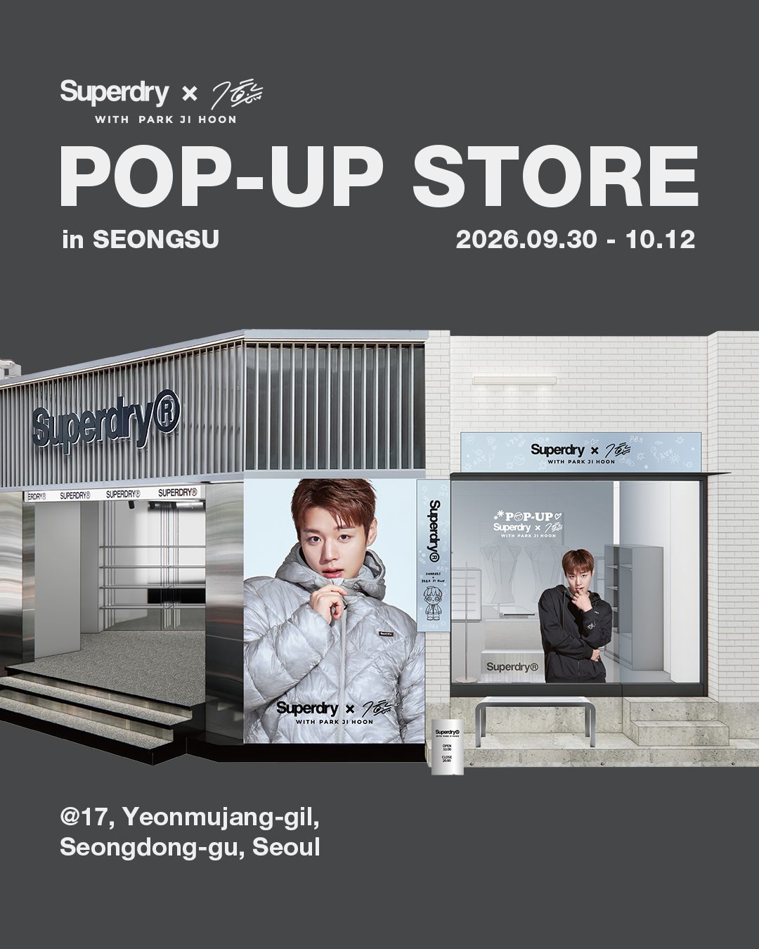 Superdry X Park Jihoon Popup