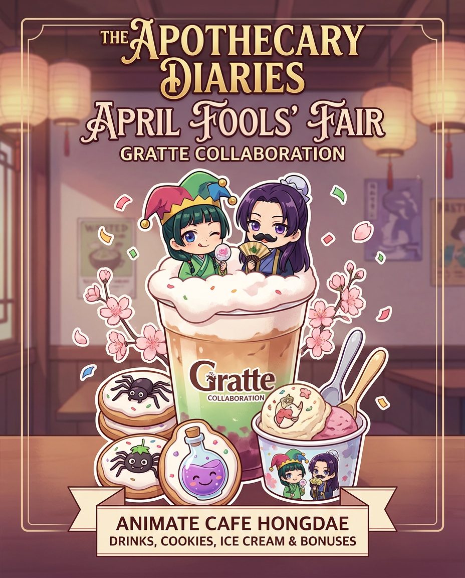 The Apothecary Diaries × animate Collaboration Café @ Hongdae