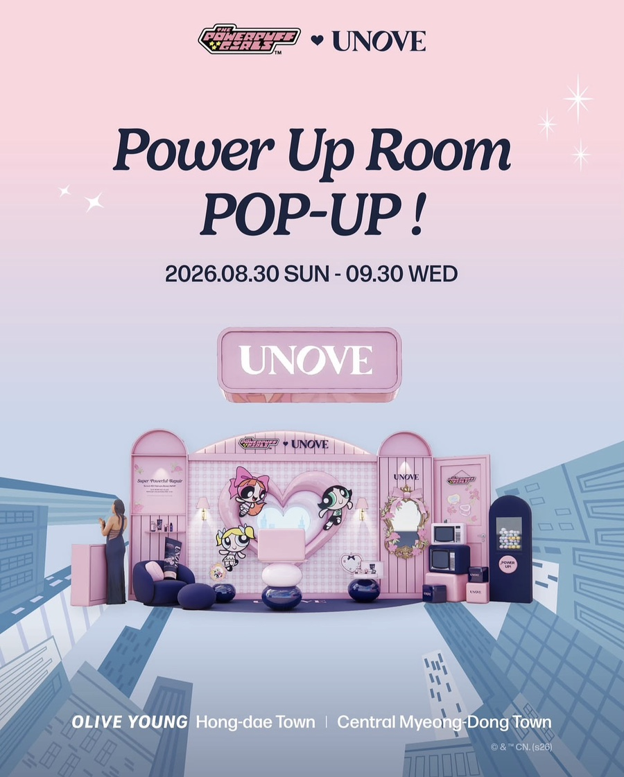 UNOVE X The Powerpuff Girls Pop-up @ Hongdae