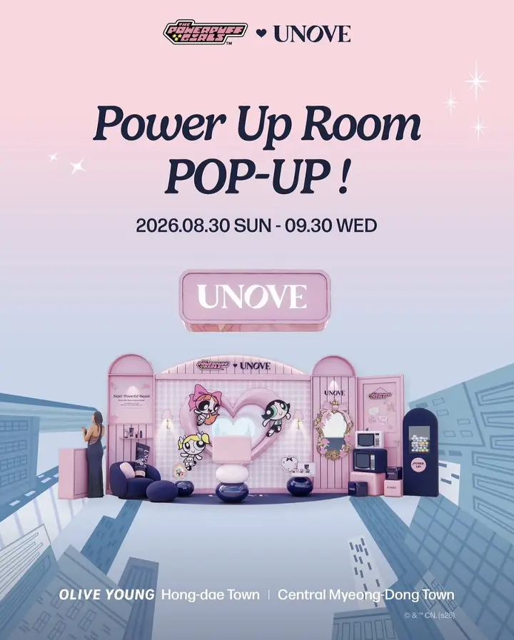 UNOVE X The Powerpuff Girls Pop-up @ Myeongdong